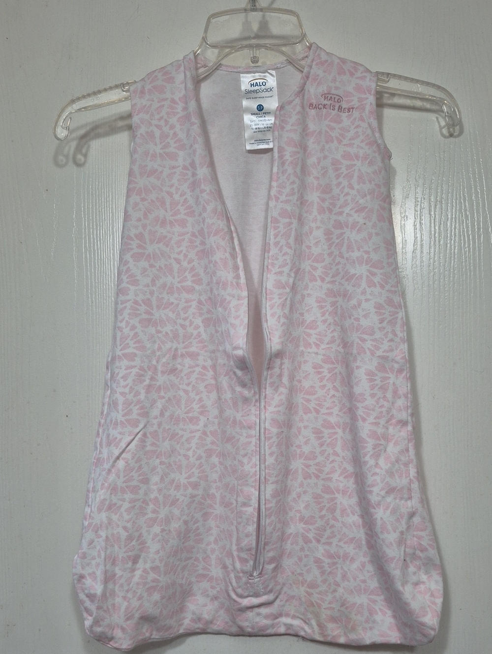Halo Pink Floral Sleep Sack Baby Wear